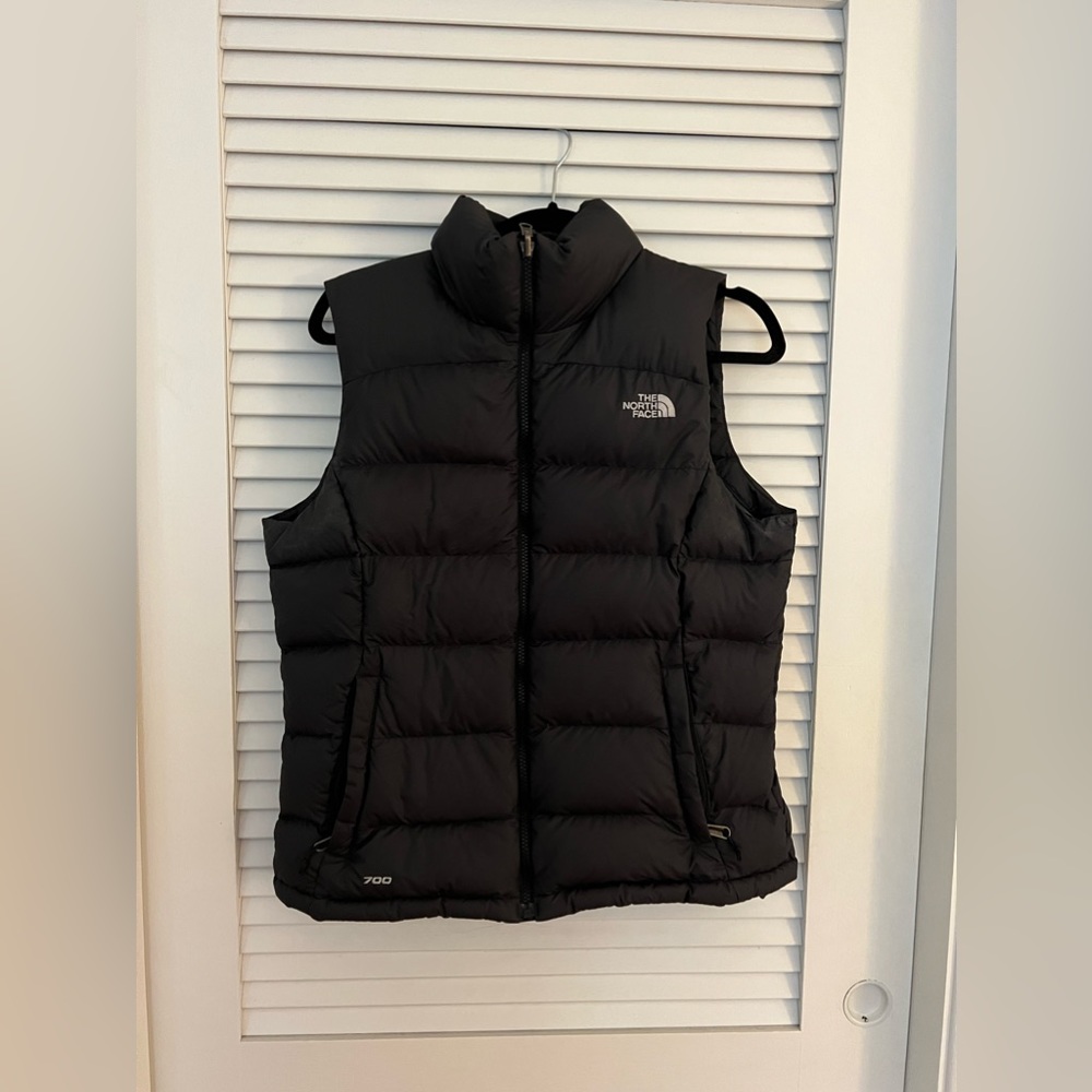 North Face Black Puffer Vest